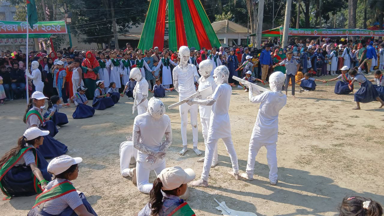 নাগরপুরে বিজয় দিবস উদযাপন।