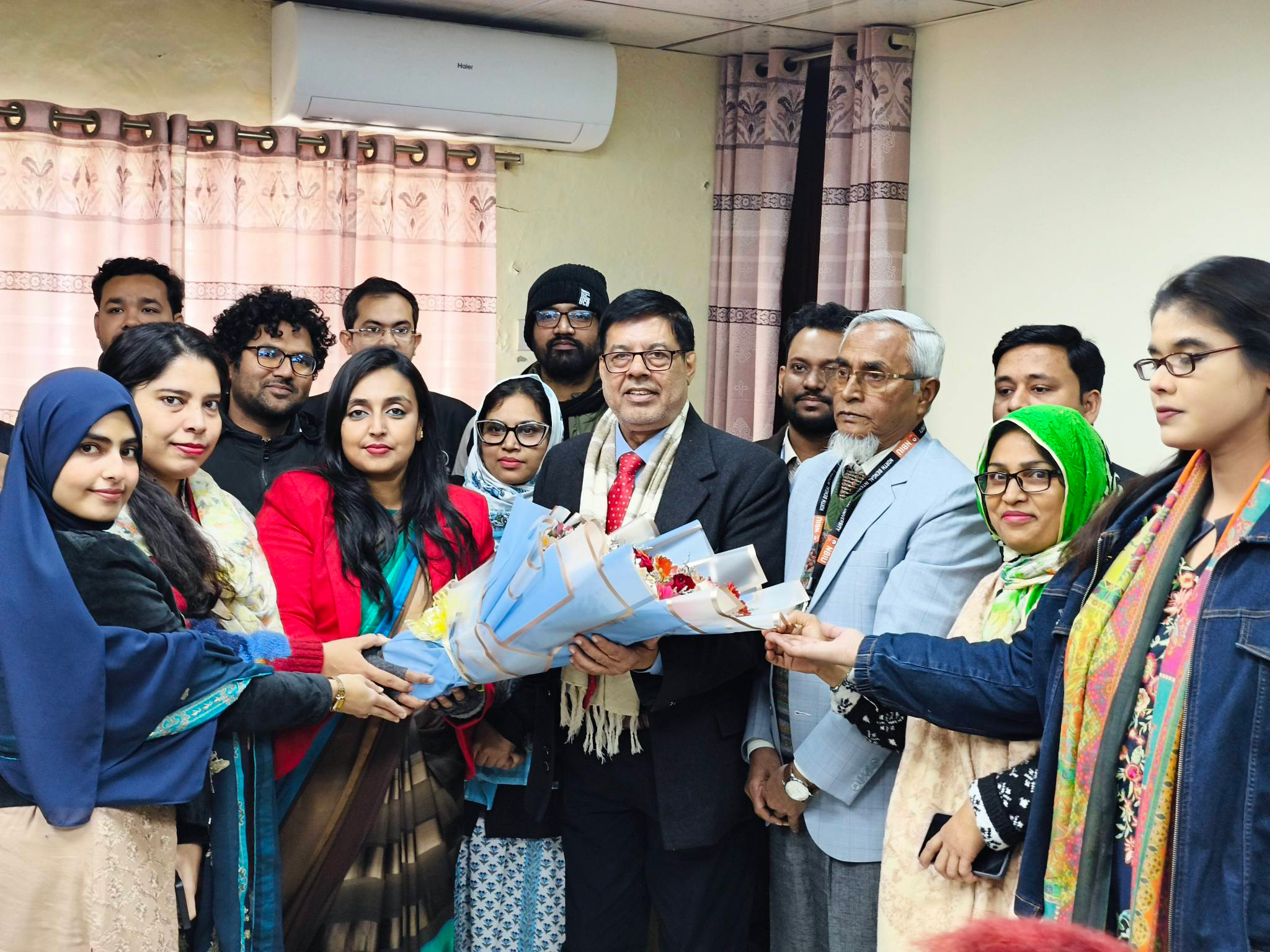 নর্থ বেঙ্গল ইন্টারন্যাশনাল ইউনিভার্সিটির নবনিযুক্ত উপাচার্য প্রফেসর ড. এম. ছায়েদুর রহমানের যোগদান।