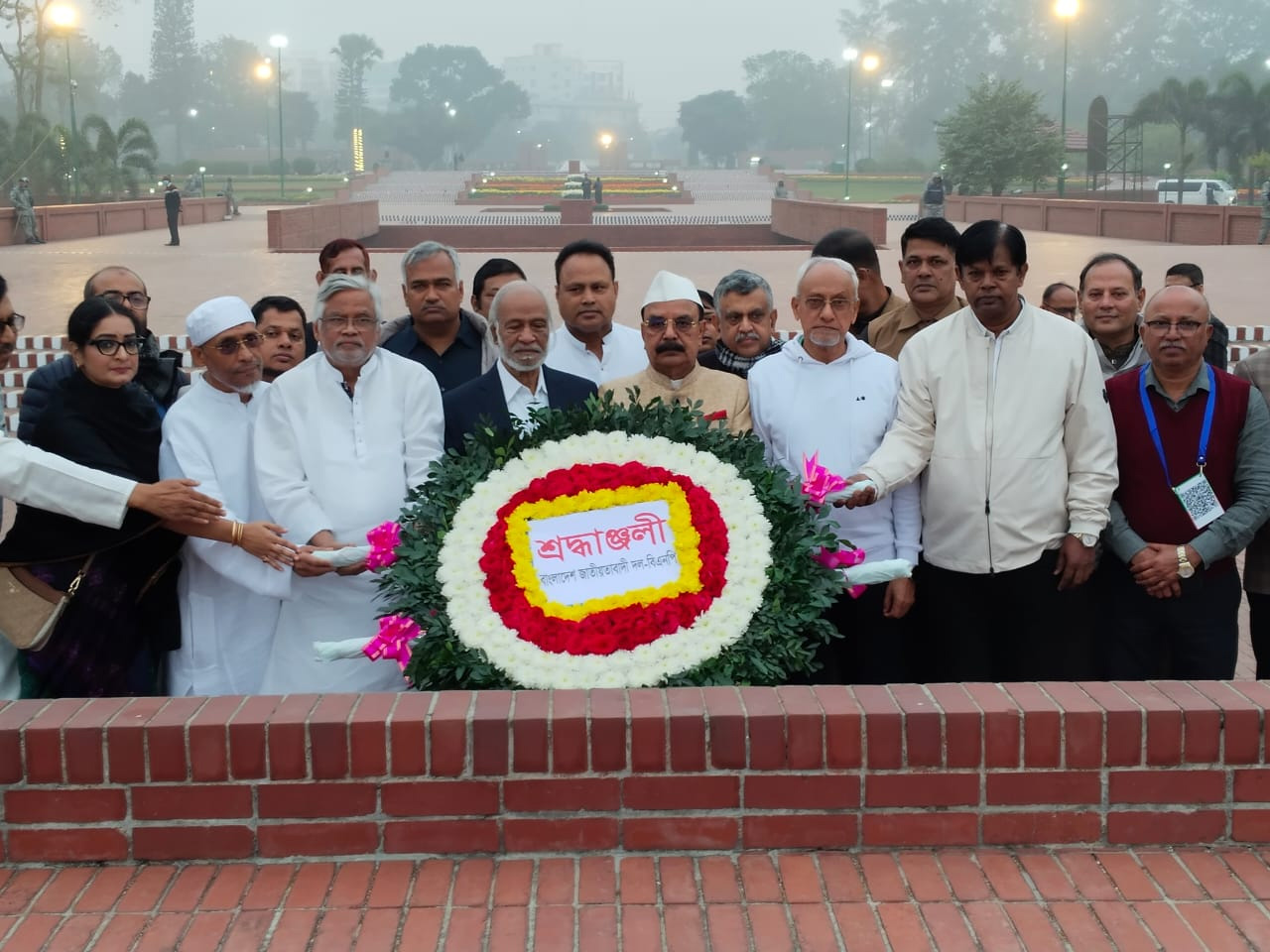 তারেক রহমানের পক্ষে জাতীয় স্মৃতিসৌধে বিএনপির শ্রদ্ধা নিবেন।