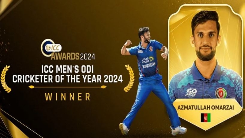 আইসিসির বর্ষসেরা ওয়ানডে ক্রিকেটার ওমরজাই
