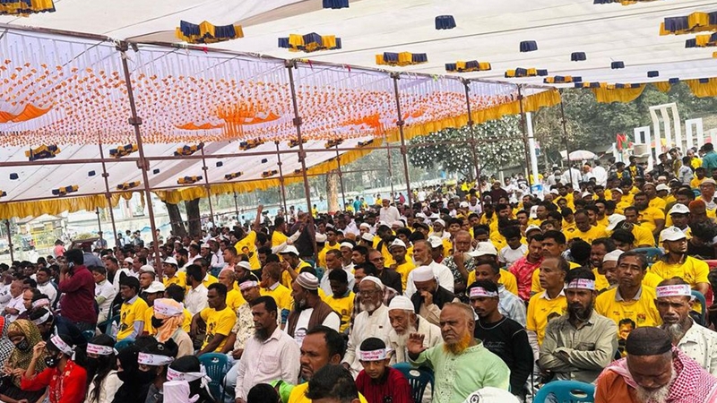 আ.লীগের দুর্গে বিএনপির সমাবেশ, পরিপূর্ণ মাঠ