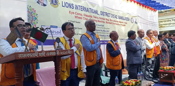 বি. বাড়িয়ায় বিনামূল্যে চক্ষু শিবির অনুষ্ঠিত