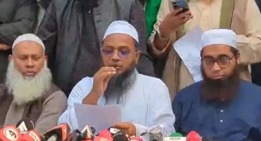 সাদপন্থীদের নিষিদ্ধের দাবিতে জুবায়েরপন্থীদের অবস্থান কর্মসূচি