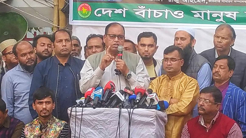 সরকারের উচিত অনতিবিলম্বে নির্বাচনের ব্যবস্থা করা: দুদু
