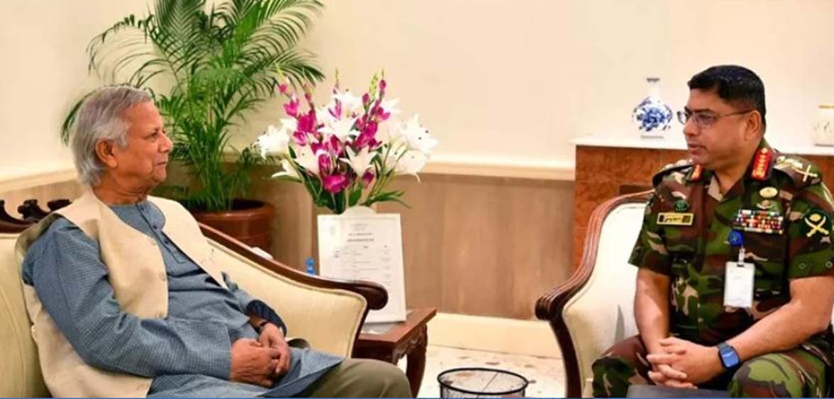 প্রধান উপদেষ্টার সঙ্গে সেনাপ্রধানের সৌজন্য সাক্ষাৎ