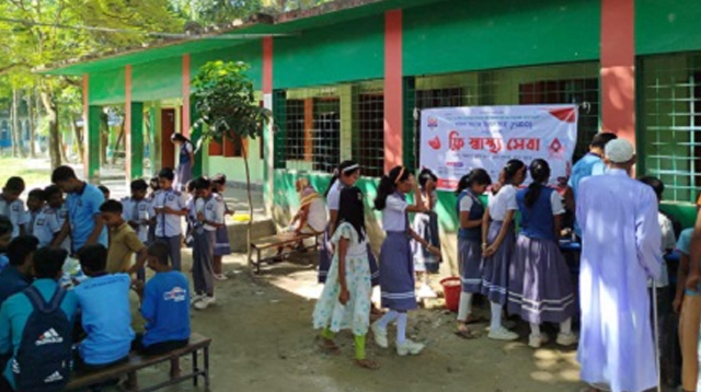 ভাঙ্গুড়ায় পিএসডিও‘র বিনামূল্যে চিকিৎসা সেবা প্রদান