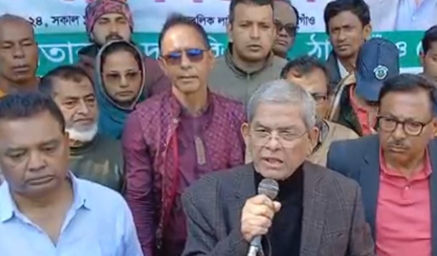 গণহত্যায় জড়িতদের স্থান বিএনপিতে হবে না: মির্জা ফখরুল