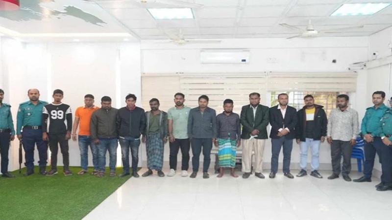 ডাকাতির ঘটনায় যুবলীগ নেতাসহ ১২ জন গ্রেপ্তার
