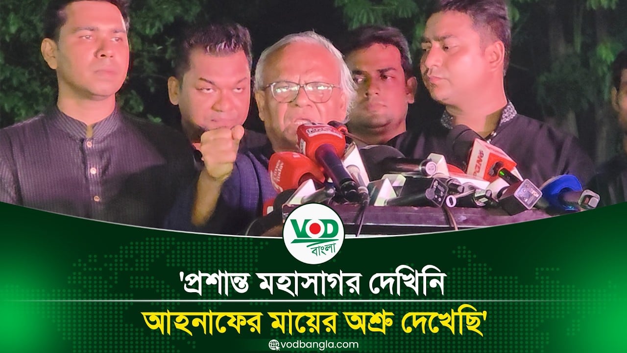 'প্রশান্ত মহাসাগর দেখিনি, আহনাফের মায়ের অশ্রু দেখেছি