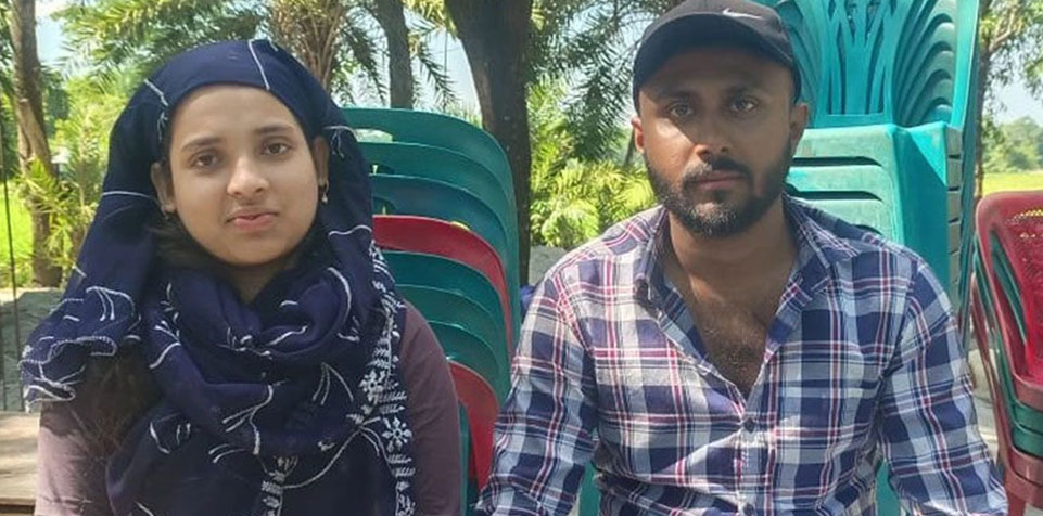 প্রেমের টানে শ্রীলঙ্কা থেকে পটুয়াখালীতে যুবক