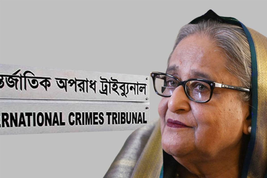 শেখ হাসিনার বিরুদ্ধে ট্রাইব্যুনালে রায় ঘোষণা শুরু