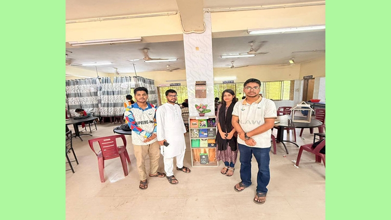 ‎ছাত্রদলের উদ্যোগে বরিশাল বিশ্ববিদ্যালয়ে ‘বুক কর্নার’ উদ্বোধন