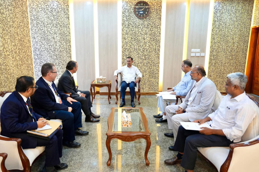 প্রধানমন্ত্রীর সঙ্গে শেভরনের প্রতিনিধি দলের সৌজন্য সাক্ষাৎ