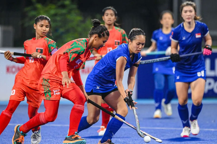 সিঙ্গাপুরকে হারিয়ে ফাইনালে উঠল বাংলাদেশের মেয়েরা