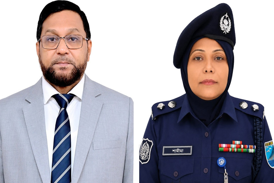 পুলিশ সার্ভিস অ্যাসোসিয়েশনের সভাপতি মোসলেহ উদ্দিন, সম্পাদক শামীমা পারভীন