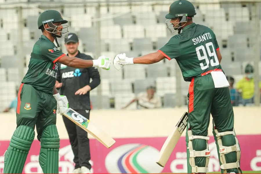 নাহিদ তানজিদ শান্তর নৈপুণ্যে সিরিজ সমতায় বাংলাদেশ