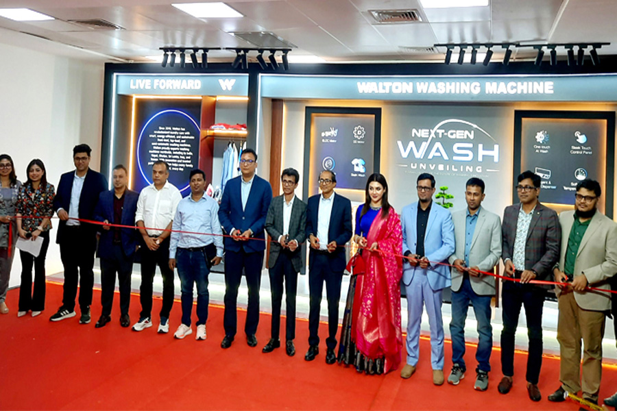 এআই প্রযুক্তির চার ওয়াশিং মেশিন উন্মোচন করল ওয়ালটন