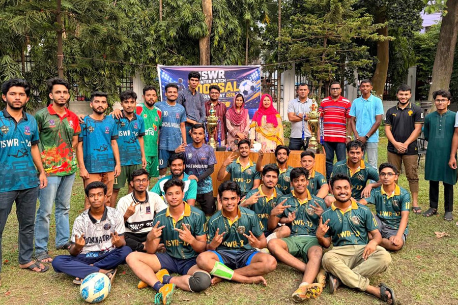 ছাত্রদল নেতা তারিকের পৃষ্ঠপোষকতায় ফুটসাল টুর্নামেন্ট