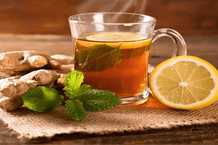 তুলসী, আদা ও মধু দিয়ে তৈরি চা