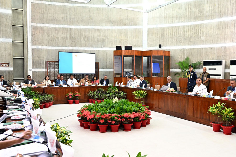 প্রধানমন্ত্রীর সভাপতিত্বে চলছে মন্ত্রিপরিষদের সভা