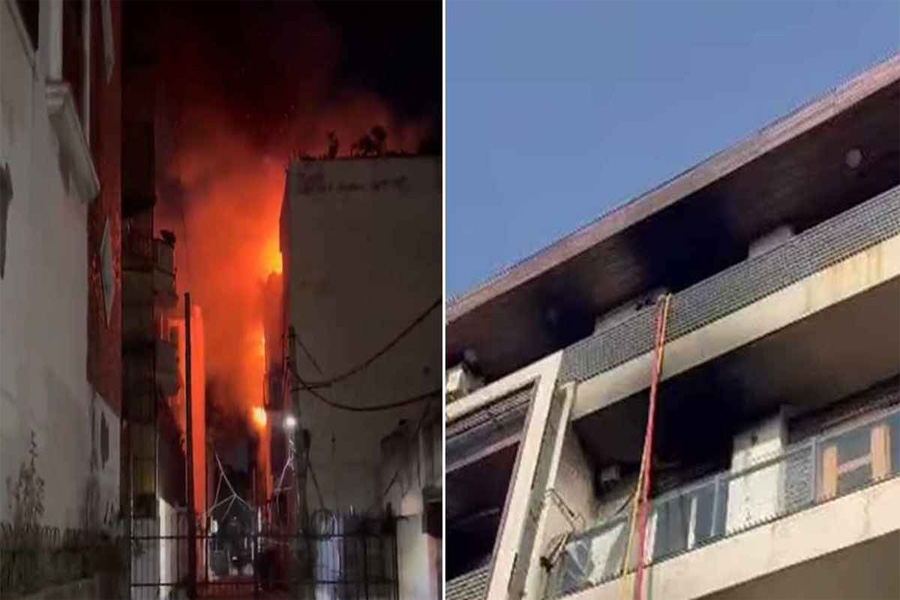 দিল্লিতে চারতলা ভবনে ভয়াবহ অগ্নিকাণ্ড, নিহত ৯