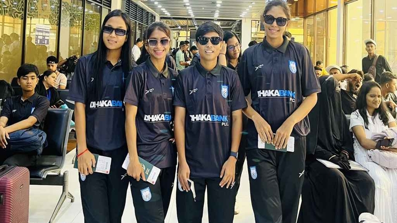 এশিয়ান কাপ বাছাইয়ে অংশ নিতে দেশ ছাড়লেন আফঈদা-সাগরিকারা