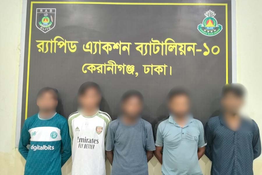 কেরাণীগঞ্জে চীনা নাগরিককে কুপিয়ে ডাকাতি, গ্রেপ্তার ৫