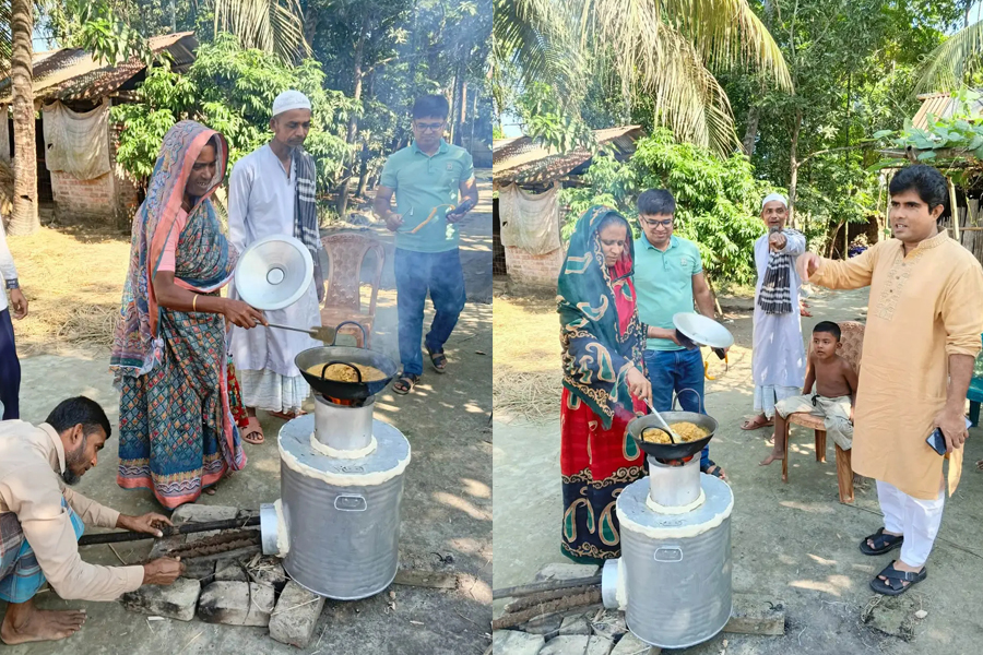 ‎রান্না ও গবেষণা একসাথেই হবে বাকৃবি উদ্ভাবিত ‘বাউ বায়োচার চুলা’য়