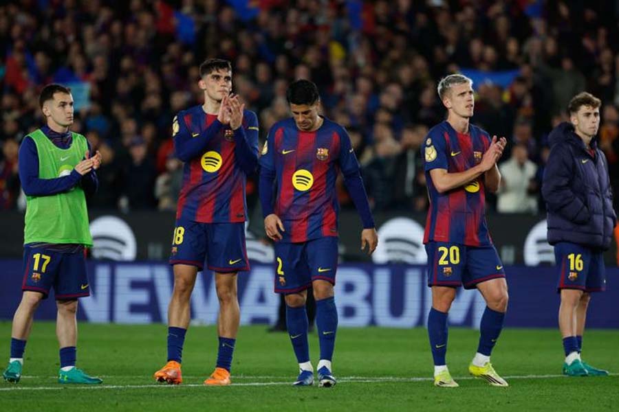 বড় জয়েও সেমিফাইনাল থেকেই বিদায় বার্সেলোনার