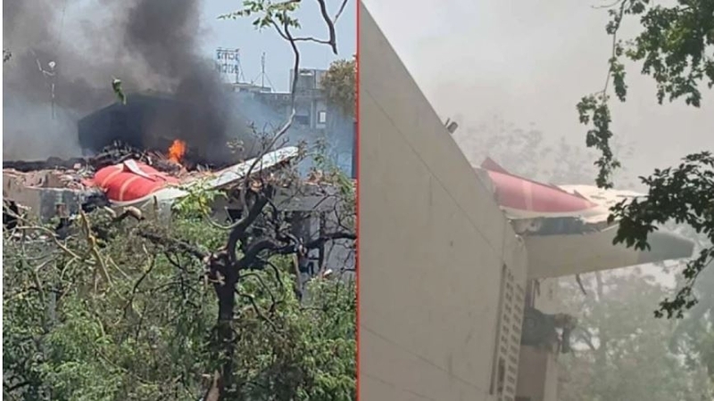 ভারতে ২ শতাধিক যাত্রী নিয়ে উড়োজাহাজ বিধ্বস্ত