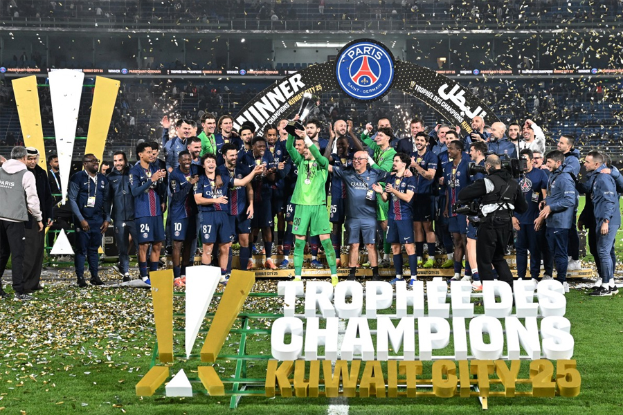 টাইব্রেকারে মার্শেইকে হারিয়ে সুপার কাপ পিএসজির