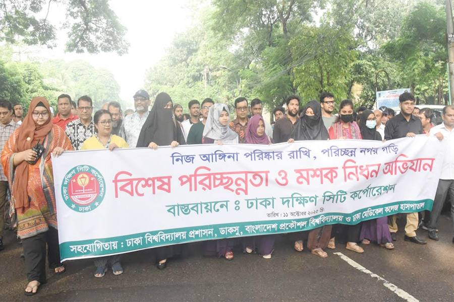 ঢাবি, বুয়েট ও ঢামেকে ডিএসসিসির পরিচ্ছন্নতা অভিযান