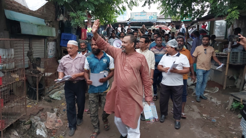 রাজা'র গণসংযোগে ফরিদপুরে জনতার উচ্ছ্বাস