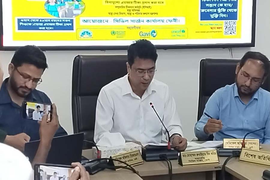 ফেনীতে আজ থেকে হাম-রুবেলা টিকাদান ক্যাম্পেইন শুরু