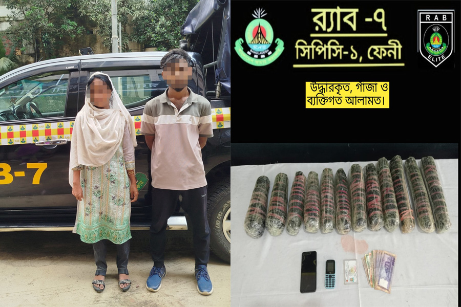 ফেনীতে মাদকবিরোধী অভিযানে আটক ২