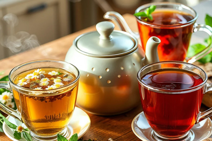 সকালে চাঙ্গা থাকতে লাল চা, সন্ধ্যায় শান্তির জন্য গ্রিন টি
