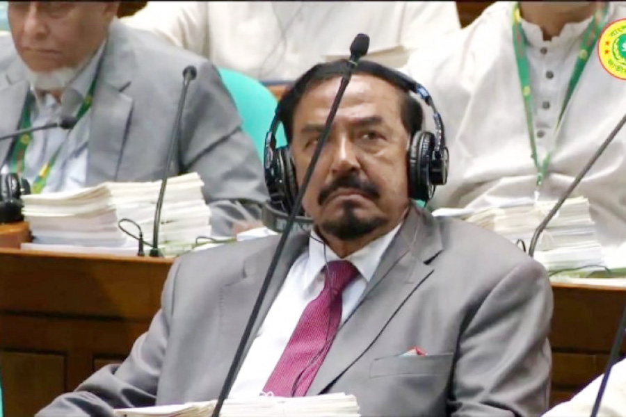 সংসদের স্পিকার হলেন হাফিজ উদ্দিন আহমদ