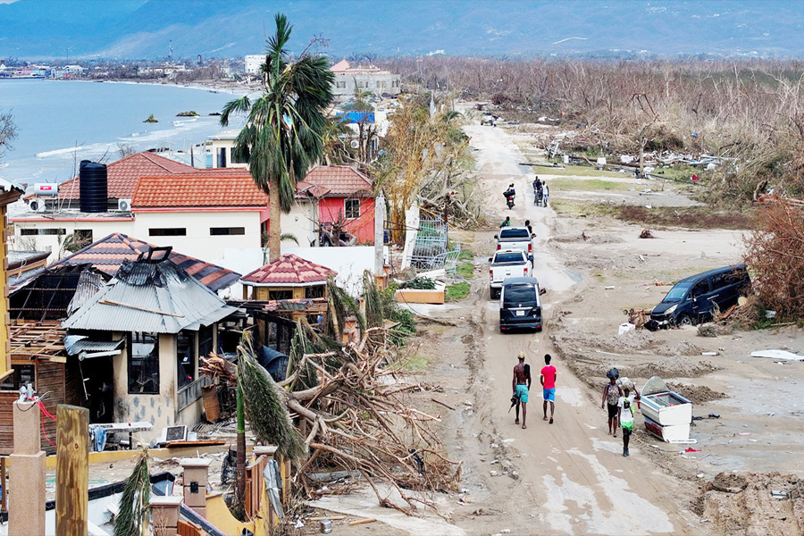 হারিকেন মেলিসার তাণ্ডবে মৃতের সংখ্যা বেড়ে ৪৪