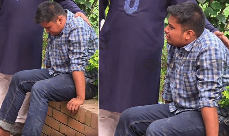 কবরে মাটি দিয়েই কান্নায় ভেঙে পড়লেন হাসনাত