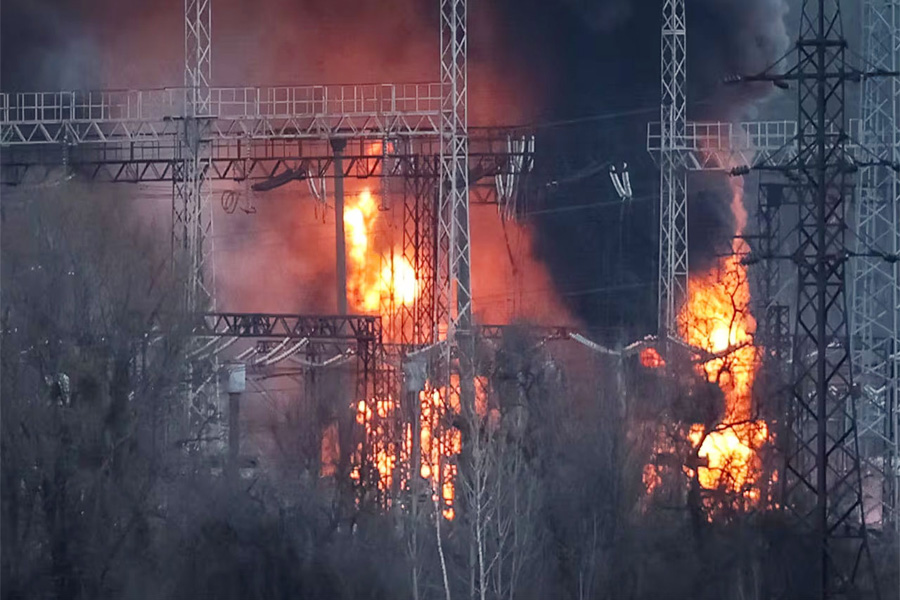 ইউক্রেনে ৪৫০ ড্রোন ও ৭০ ক্ষেপণাস্ত্রের আঘাত
