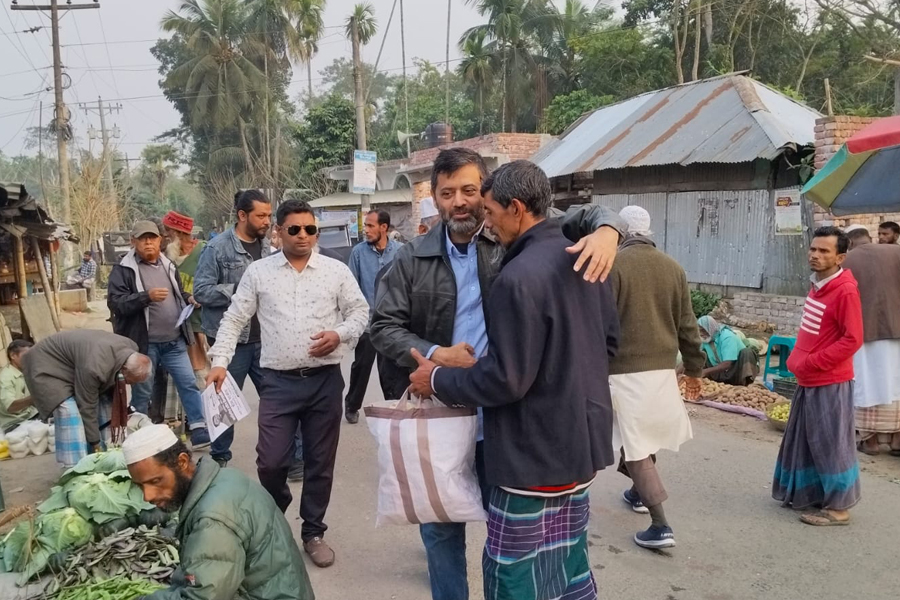 ঝালকাঠি-১ আসনে নির্বাচনী মাঠে ব্যস্ত ব্যারিস্টার মঈন ফিরোজী