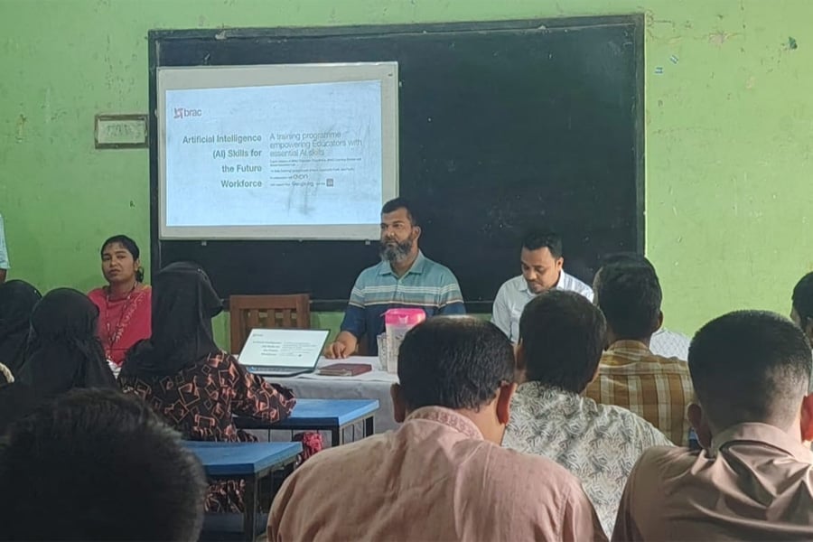 তথ্যপ্রযুক্তি দক্ষতায় কেন্দুয়ার শিক্ষকদের এআই প্রশিক্ষণ