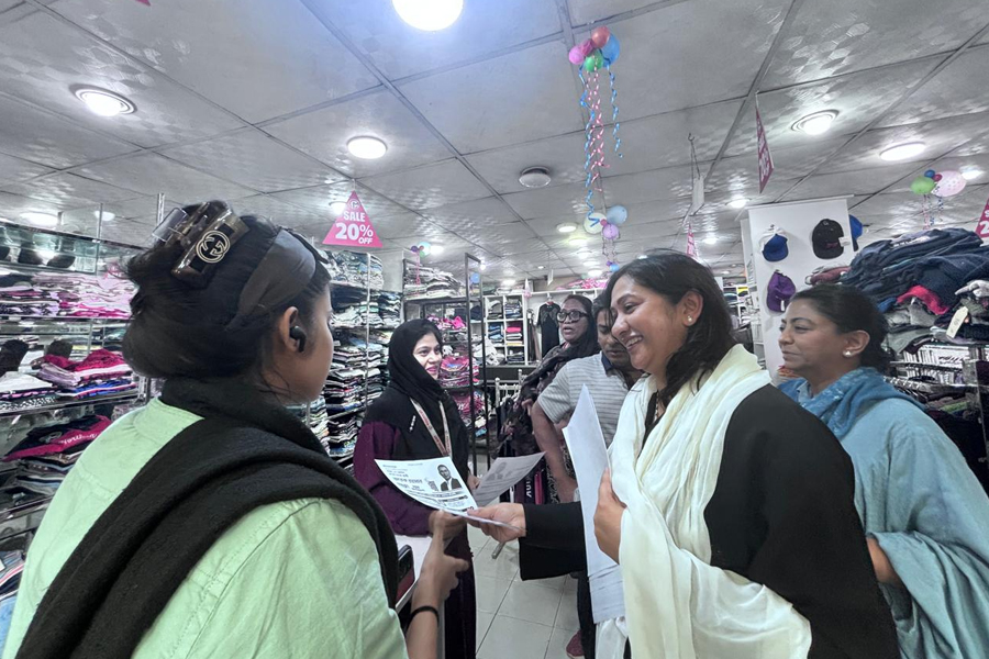 তারেক রহমানের পক্ষে প্রচারণায় কোকোর স্ত্রী