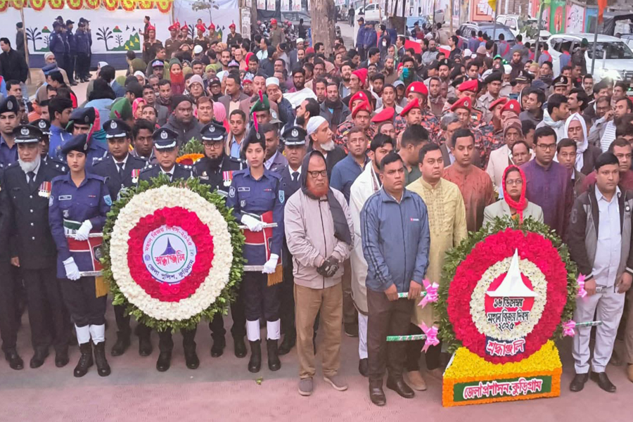 কুড়িগ্রামে নানা আয়োজনে মহান বিজয় দিবস উদযাপন