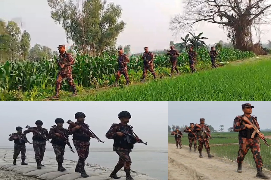 কুড়িগ্রাম সীমান্তে বিজিবির নিরাপত্তা জোরদার