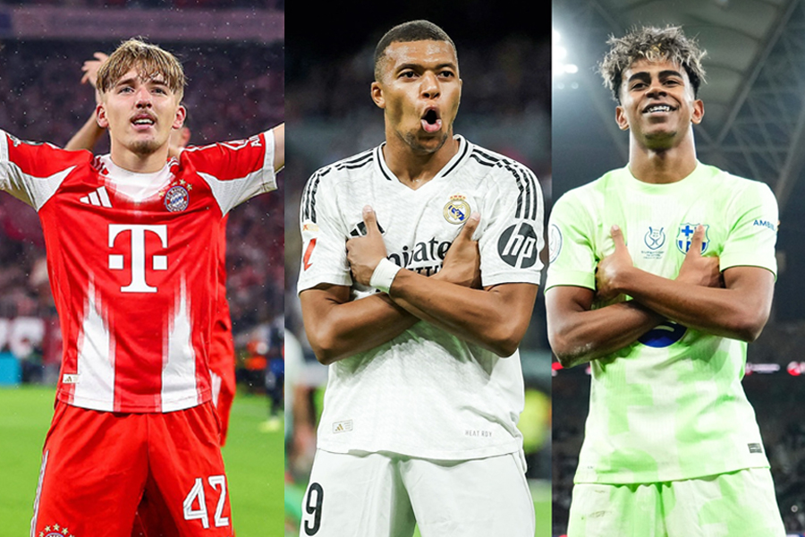 এক রাতে এমবাপ্পের দুই রেকর্ড ভাঙলেন দুই কিশোর তারকা