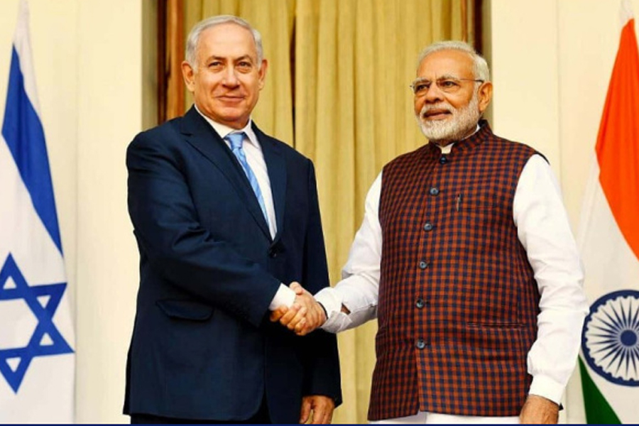 ভারত-ইসরায়েল সন্ত্রাসবিরোধী লড়াইয়ে কাঁধে কাঁধ মিলিয়ে এগোবে
