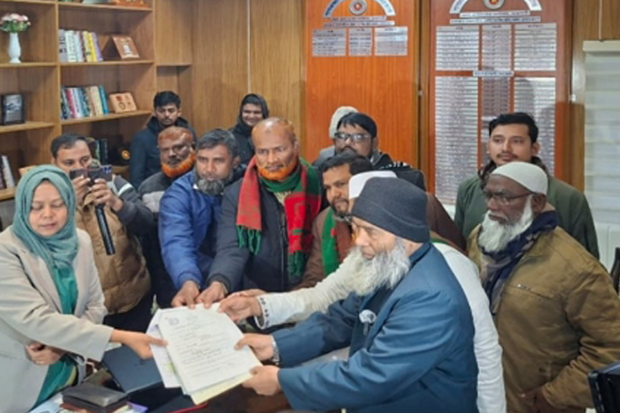 জামায়াতের নায়েবে আমীর মুজিবুর রহমানের মনোনয়নপত্র দাখিল