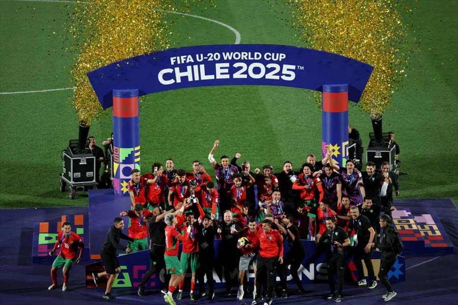 আর্জেন্টিনাকে হারিয়ে বিশ্বজয়ের আনন্দে মরক্কো