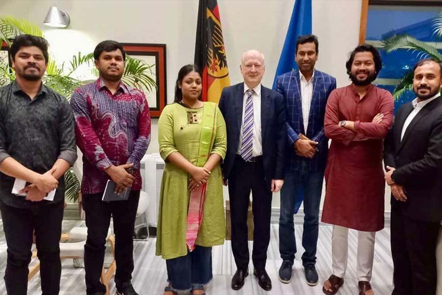 জার্মান রাষ্ট্রদূতের সঙ্গে এনসিপির বৈঠক